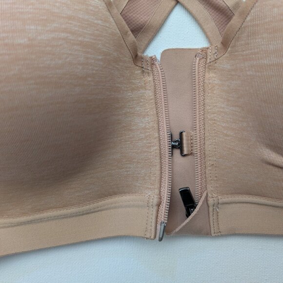 Victoria's Secret Incredible Front Closure High Impact Sports Bra Tan/Beige 34C - Picture 4 of 8